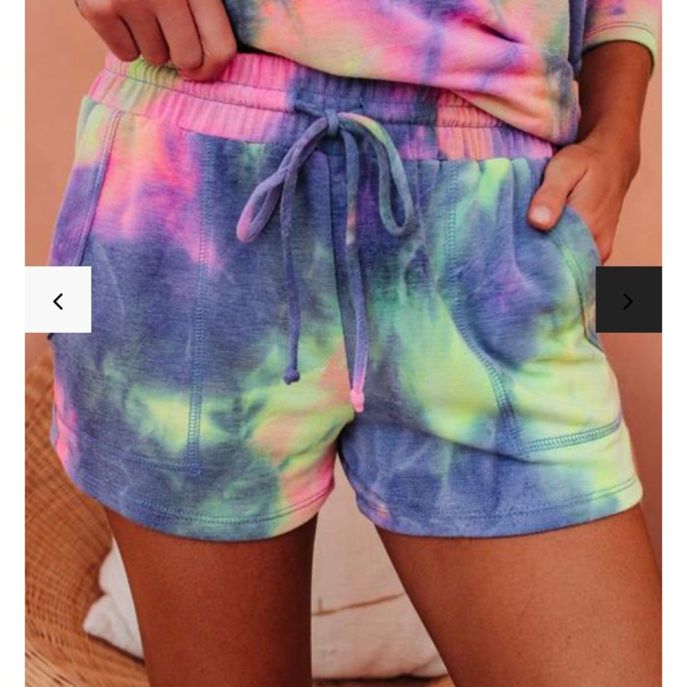 NWOT Super soft tie dye shorts